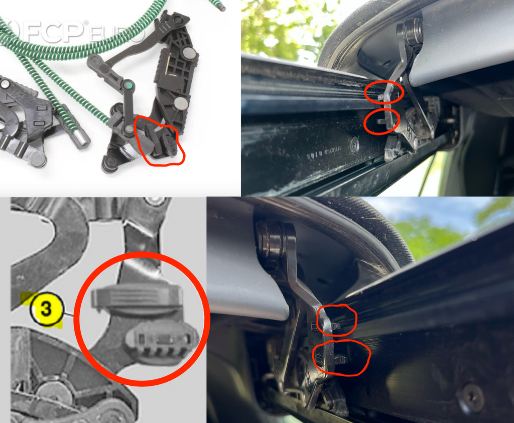 Sunroof Rail Guides for 2005 Mini Cooper