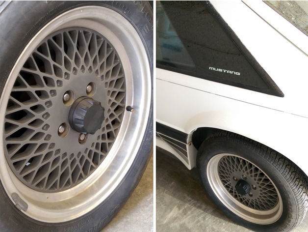 Wheel Center Cap and Seat Handles for 1984 Ford Mustang