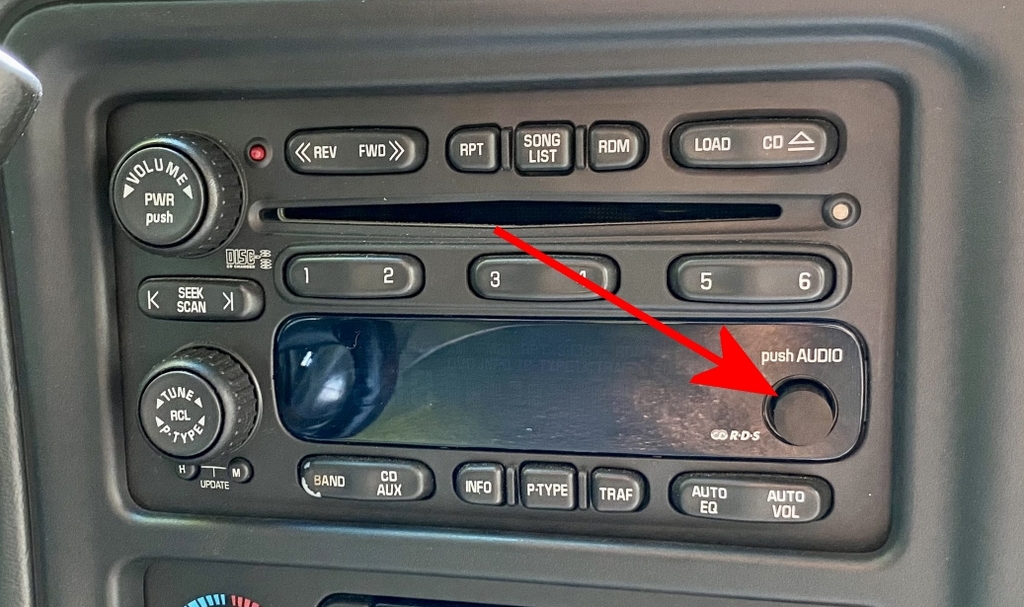 Radio Knob for 2003 Chevrolet Silverado