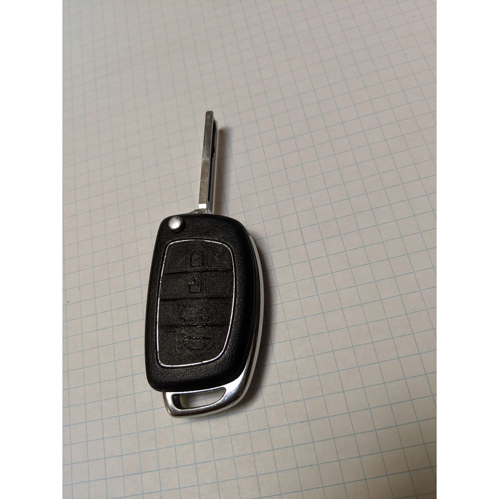 Key fob button skin for 2013 Hyundai Santa Fe