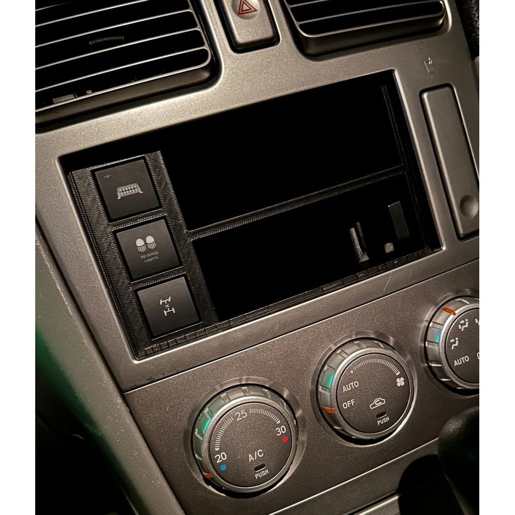 Dash Storage with USB and Switch Panel for 2002 Subaru Forester
