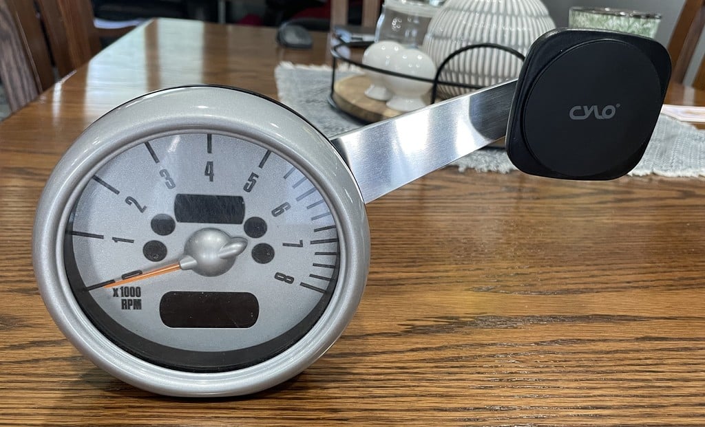 Tachometer-Mounted Phone Holder Bracket for 2001 Mini Cooper