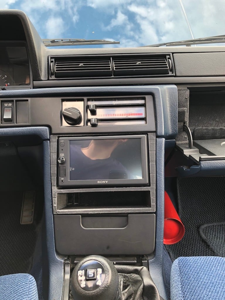 2-DIN Stereo Frame for 1988 Volvo 740