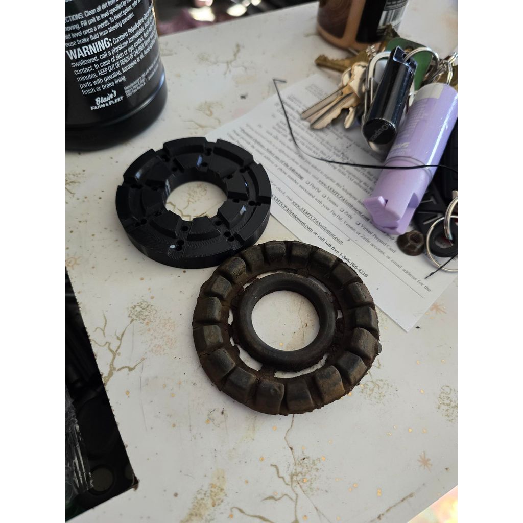 Rear subframe spacer bushing