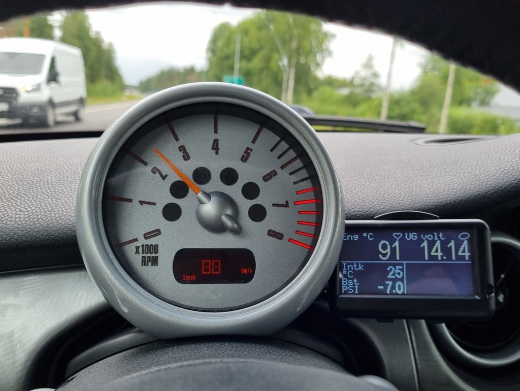 Ultragauge Mount for 2001 Mini Cooper