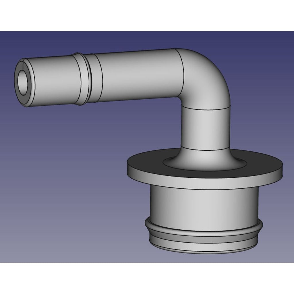 Coolant Reservoir Overflow Fitting for 2004 Dodge Ram 1500