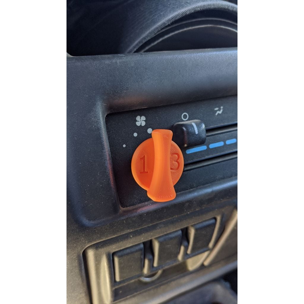 HVAC control knob for 1997 Jeep Wrangler