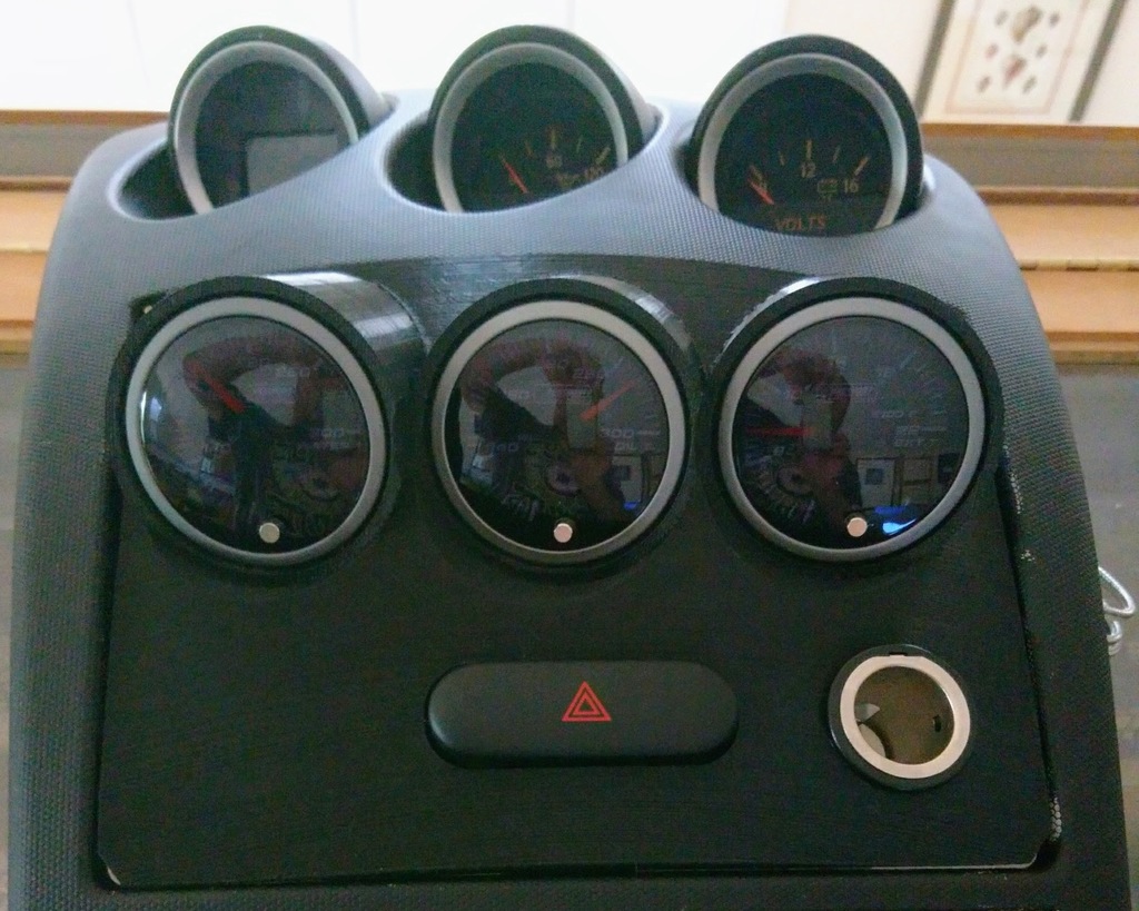 console gauge panel - replaces cubby storage