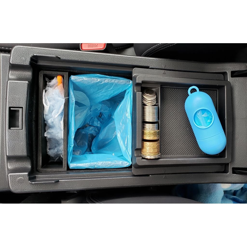 Center Console Trash Bin and Swiffer Compartment for 2015 Subaru Outback