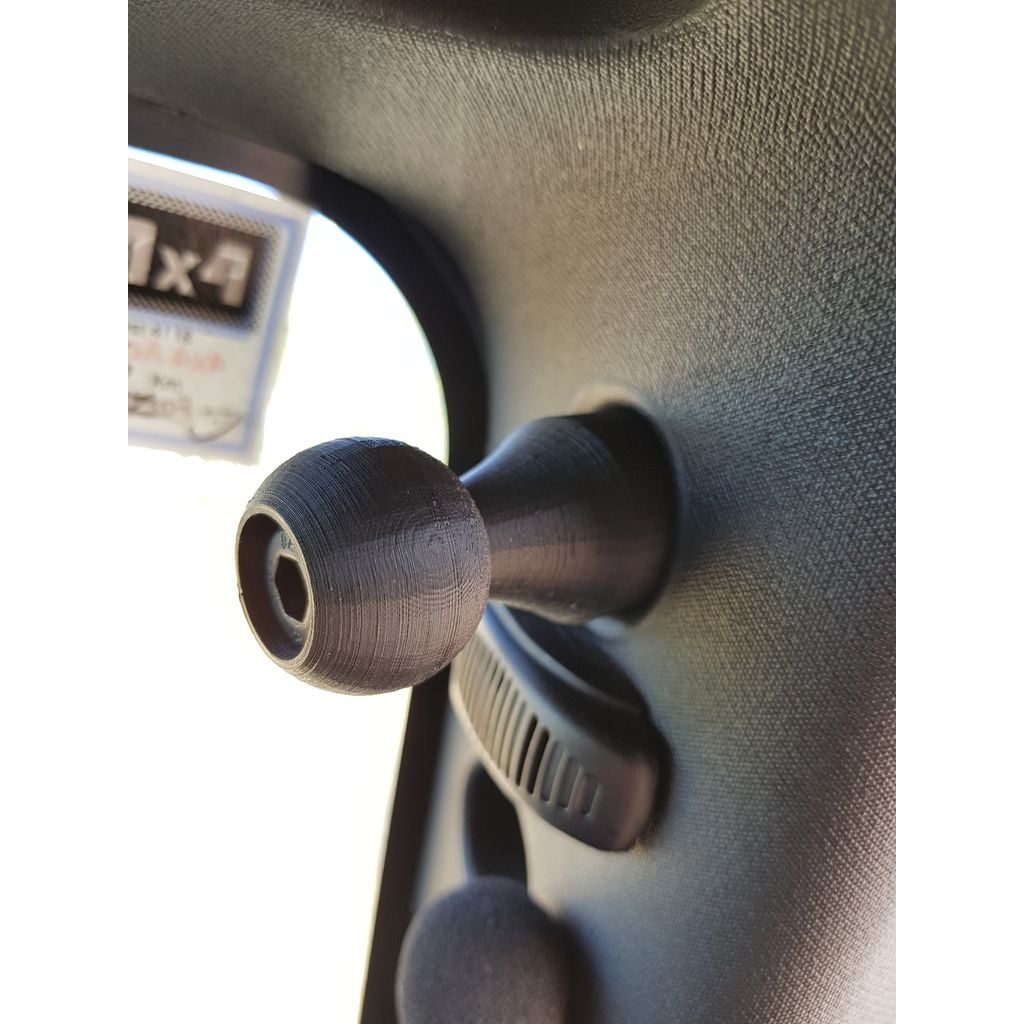A-pillar RAM mount ball for 2007 Jeep Wrangler
