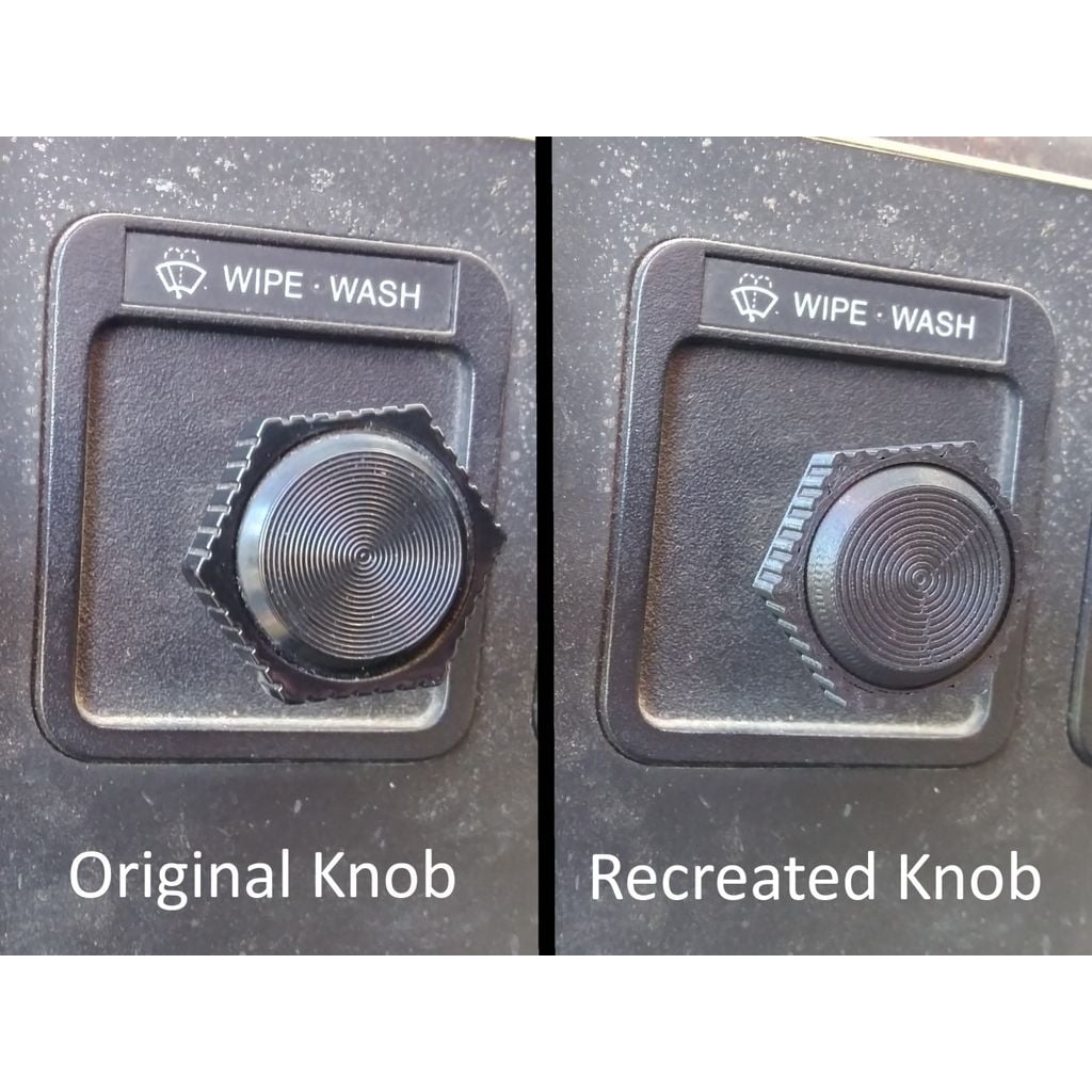 Windshield Wiper Switch Knob for 1989 Ford F-150