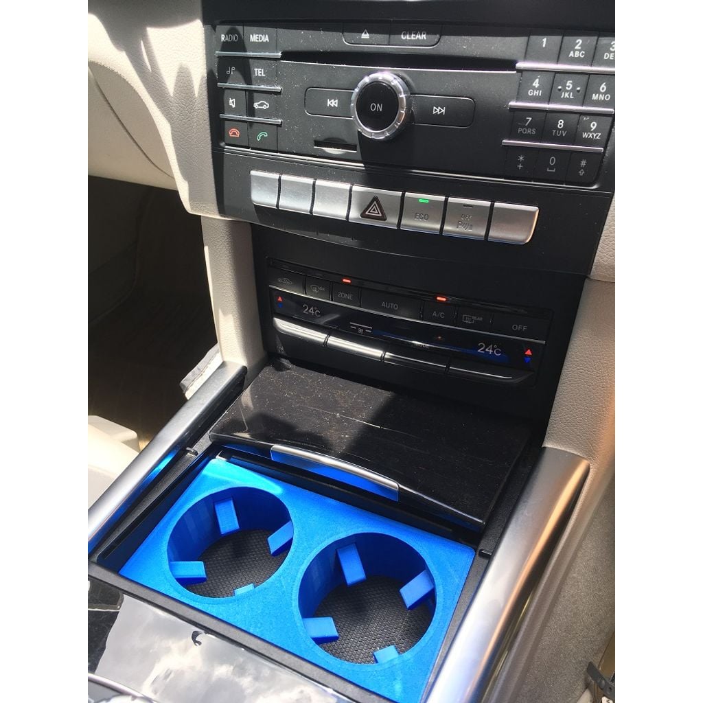 Cup holder insert for 2016 Mercedes-Benz E-Class