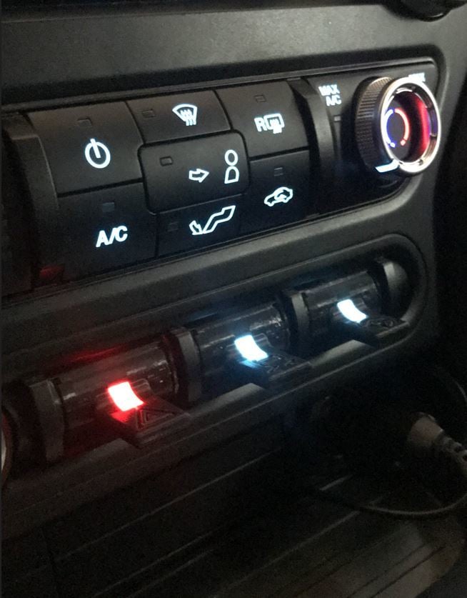 Center Stack Toggle Switch Set for 2015 Ford Mustang