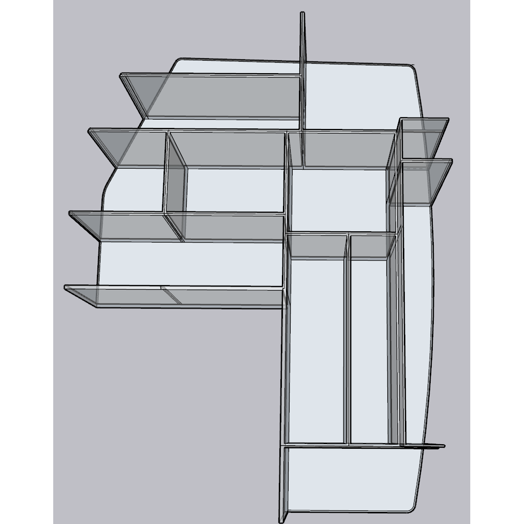 Center Console Organizer for 2016 Chevrolet Camaro