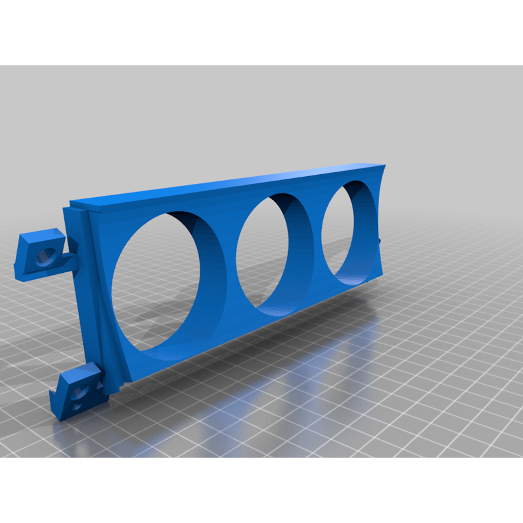 Triple Gauge Pod (Ashtray Replacement) for 1991 Toyota Soarer