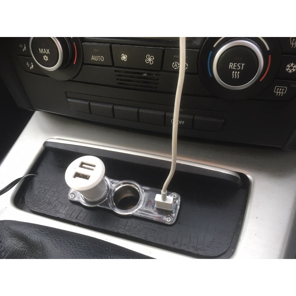 Console Ashtray Cigarette Adapter Plate for 2005 BMW 3 Series