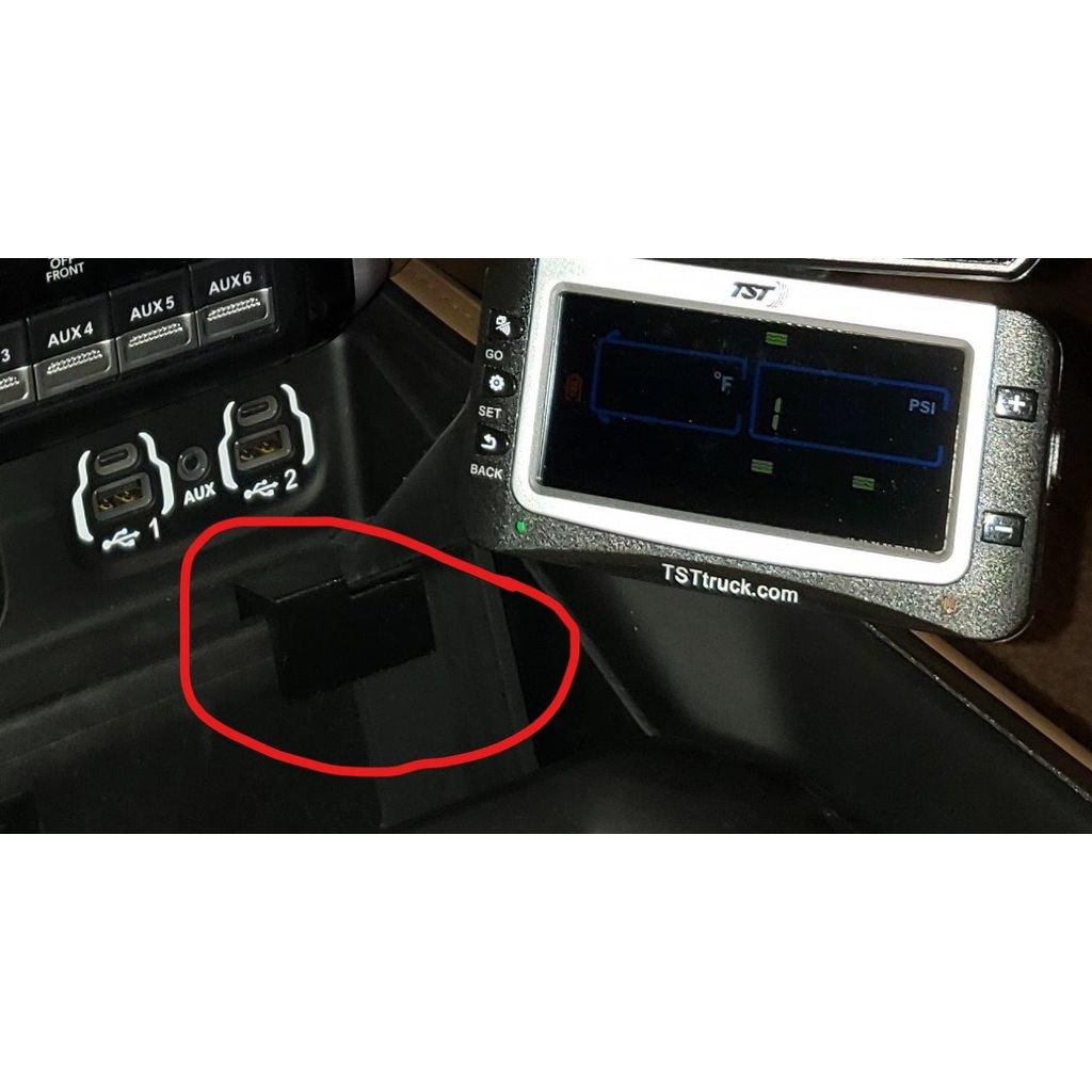 GPS and TPMS Display Mount for 2020 RAM 2500/3500