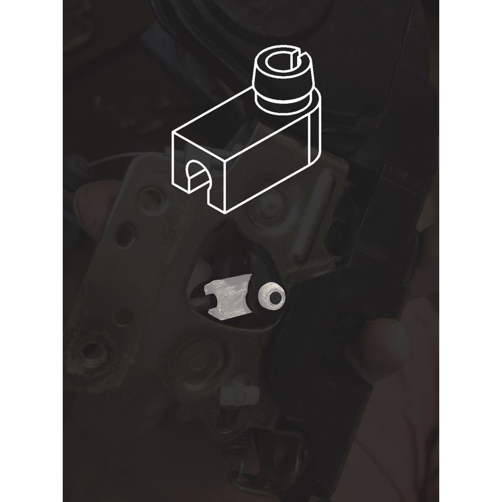 Door Latch Cable Clip for 2006 Hyundai Elantra