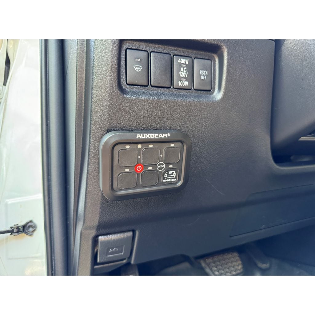 Auxbeam RA60 6-Gang Switch Panel Mount for 2010 Toyota 4Runner