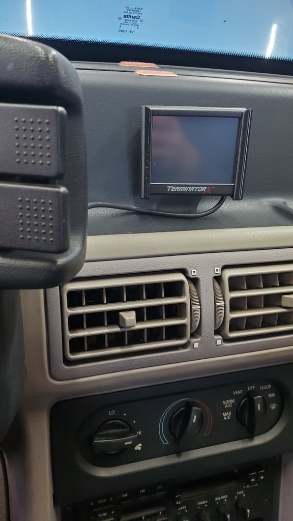 Holley Terminator X 3.5" Screen Mount for 1987 Ford Mustang