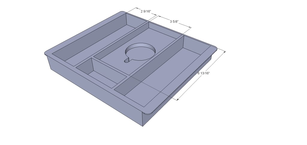 Compartment Cover with Wireless Charger for 2024 Chevrolet Silverado EV