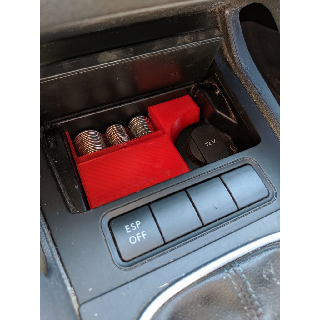 Front Console Coin Organizer/Dispenser for 2005 Volkswagen Jetta